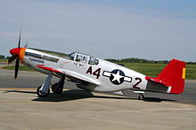 P 51 Mustang Red Tail